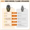 Valentine's Day Gifts for Men, 2026 New Flame Outdoor Bluetooth Speaker with LED Torch, Cool Birthday Gift for Him, Dad, Boyfriend, for Patio, Garden, Camping (1) view 3