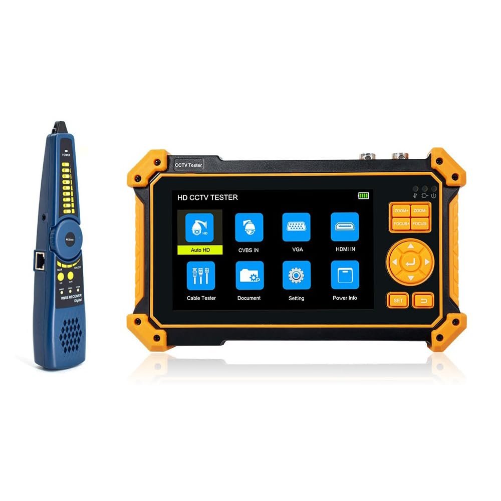 HD-3200C 8MP Ahd Monitor CCTV Tester Mini Monitor for Camera Tester CCTV POE Surveillance Camera CCTV Tester Monitor Video Camera Tester