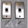 (2) Two XLR Single Wall Plates w/NEUTRIK NC3MD-L-1 Male 3 Pin (Stainless Steel) view 3