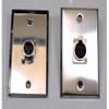 (2) Two XLR Single Wall Plates w/NEUTRIK NC3FD-L-1 Female 3 Pin Stainless Steel view 2