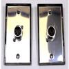 (2) Two XLR Single Wall Plates w/NEUTRIK NC3FD-L-1 Female 3 Pin Stainless Steel view 3
