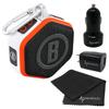 Wearable4U - Bushnell Wingman Mini Orange/White GPS Bluetooth Speaker with Cleaning Cloth and Wall/Car Chargers Bundle view 1