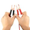 2Pcs 15A Banana Plug to 80mm Car Battery Clip Clamp Power Alligator Clips Cable view 3