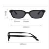 EkeNoz Small Frame Square Men And Women Retro Outdoor Sunglasses (Color : A, Size : 1) view 3