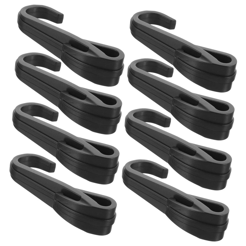 12 Pcs Hard Hat Headlamp Clips Lightweight Quick Release Buckle Kit for Easy Attachment to Helmets Stable Headlight Hooks for Secure Work Lighting