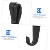 12 Pcs Hard Hat Headlamp Clips Lightweight Quick Release Buckle Kit for Easy Attachment to Helmets Stable Headlight Hooks for Secure Work Lighting view 2