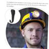 12 Pcs Hard Hat Headlamp Clips Lightweight Quick Release Buckle Kit for Easy Attachment to Helmets Stable Headlight Hooks for Secure Work Lighting view 4