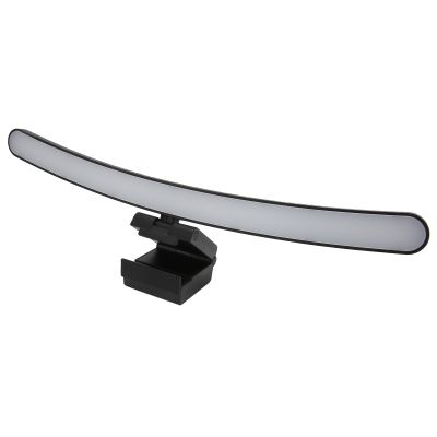 Curved Monitor Light Bar for Curved Monitor, Computer Monitor Lamp Bar with 3 Color Temperature Modes Stepless Dimming, Touch Control Computer Screen Lamp, for Work and Office