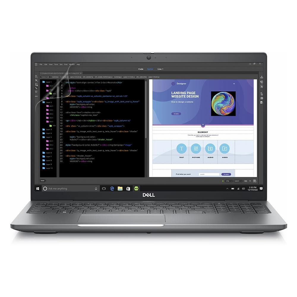 Artemis Shields Matte Screen Protector for Dell Precision 15 3580 laptop 15.6 Inch Non Touch 2 PACK