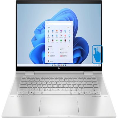 HP Envy x360 15t-ew000 Home & Business 2-in-1 Laptop (Intel i7-1255U 10-Core, 32GB RAM, 1TB PCIe SSD, Intel Iris Xe, 15.6" 60Hz Touch Full HD (1920x1080), Win 11 Pro) Refurbished (Renewed)