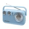 Studebaker Sky Blue SB2003 Retro Portable AM FM Radio | Built in Speaker | AC Powered/Battery | Aux-in Cable (Bundle) view 2