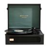 Arkrocket Coryphaeus Vinyl Record Player 3-Speed Bluetooth Input and Output Built-in Speakers with Magnetic Cartridge Auto Off (Black Green) view 1