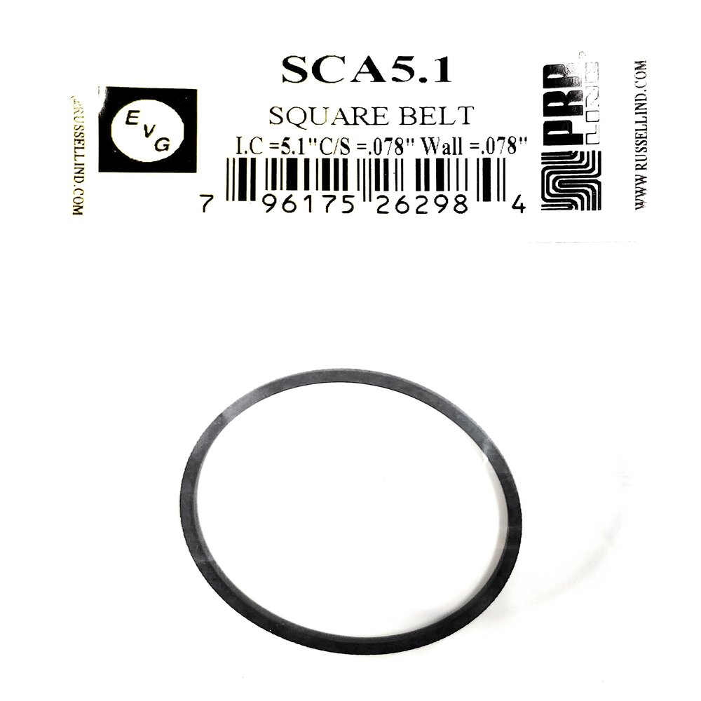 Drive Belt for Tape Players Russell PRB/EVG SCA5.1 Square 5.1 X .078 X .078 INCH (1PC)