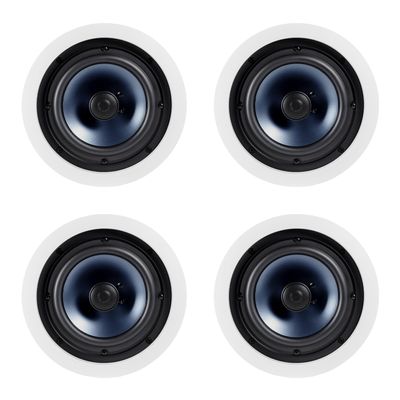 Polk Audio RC80I 2 Way in Ceiling Speakers - 4 Pack (White)