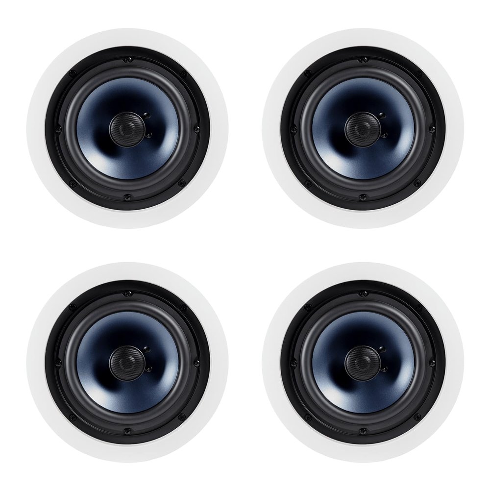 Polk Audio RC80I 2 Way in Ceiling Speakers - 4 Pack (White)