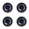 Polk Audio RC80I 2 Way in Ceiling Speakers - 4 Pack (White) view 1