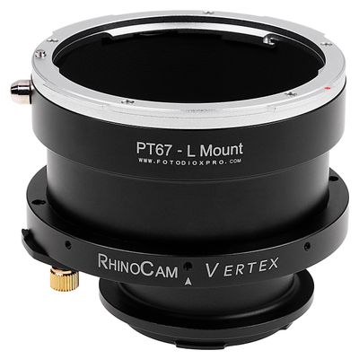 Fotodiox RhinoCam Vertex Rotating Stitching Adapter, Compatible with Pentax 6x7 (P67) Mount SLR Lens to Leica L-Mount Alliance Mirrorless Cameras