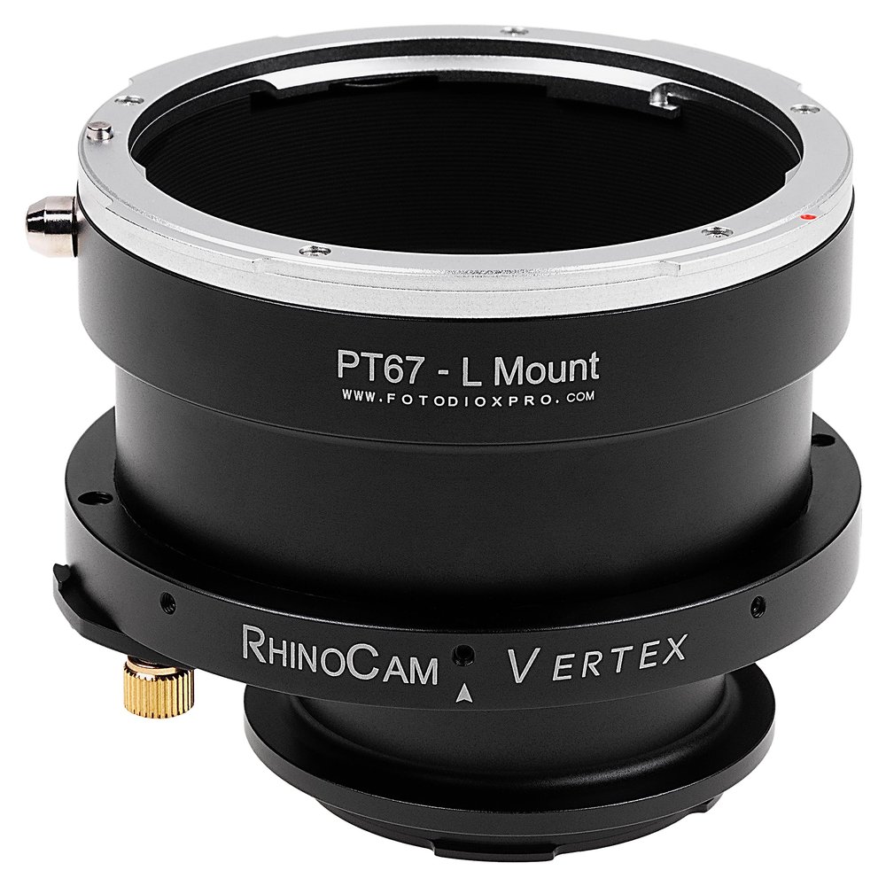 Fotodiox RhinoCam Vertex Rotating Stitching Adapter, Compatible with Pentax 6x7 (P67) Mount SLR Lens to Leica L-Mount Alliance Mirrorless Cameras