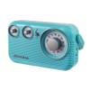 Studebaker SB2003 Retro Portable AM FM Radio | Built in Speaker | AC Powered/Battery | Aux-in Cable (Bundle) (Turquoise) view 4