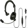 PRYME Lightweight, Wired Headset w/Flexible Boom Mic, Single Speaker, and Leatherette Ear Pad (w/Plug for Vertex Mobile Radios) view 1
