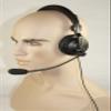 PRYME Lightweight, Wired Headset w/Flexible Boom Mic, Single Speaker, and Leatherette Ear Pad (w/Plug for Vertex Mobile Radios) view 3