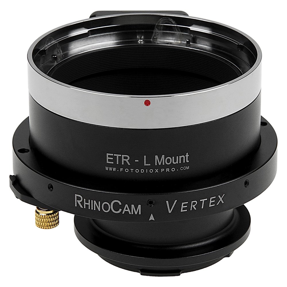 Fotodiox RhinoCam Vertex Rotating Stitching Adapter, Compatible with Bronica ETR Mount SLR Lens to Leica L-Mount Alliance Mirrorless Cameras