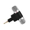 ciciglow Mini Stereo Microphone, 3.5mm Goldplating Plug Portable Size Mic for PC Laptop Notebook Recorder Camera Stereo Recording view 1