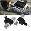 ciciglow Mini Stereo Microphone, 3.5mm Goldplating Plug Portable Size Mic for PC Laptop Notebook Recorder Camera Stereo Recording view 3