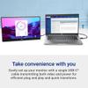 Dell 14 Portable Monitor - P1424H - 14-inch Full HD (1080p) 1920 x 1080, IPS Panel, USB-C connectivity, Comfortview, 3-Year Advanced Exchange Service - Silver view 3