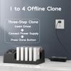 MAIWO 5 Bay Hard Drive Docking Station with Offline Clone for 2.5 3.5 Inch SATA HDD SSD, USB 3.0 5Gbps with UASP, 120TB Capacity, External Hard Drive Duplicator Cloner view 3
