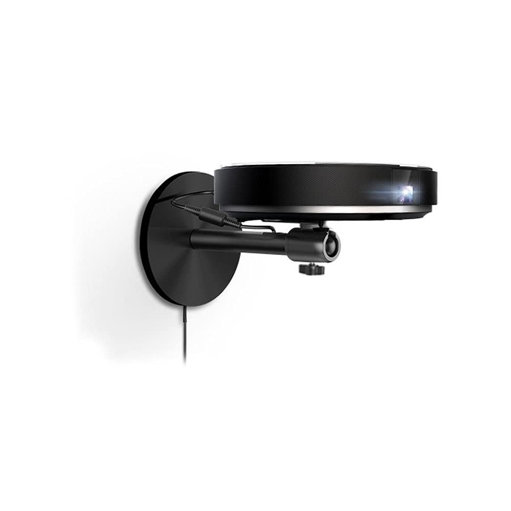 FIONEL Projector Bracket Universal Mini Projector Hanging Bracket Wall or Hanging Projector Stand Adjustable Height Angle 1/4 Inch 6mm Load Capacity 6.61lb Projector Stand