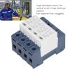 4P Surge Protective Device, AC 275V 40KA SPD Surge Protective Device, DIN Rail Installation, Flame Retardant, Fast Discharge AC Surge Protector view 2