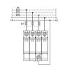 4P Surge Protective Device, AC 275V 40KA SPD Surge Protective Device, DIN Rail Installation, Flame Retardant, Fast Discharge AC Surge Protector view 3