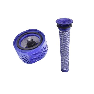 YAXRO Motor Rear Cover Kit Compatible with Dyson V6 DC58 DC59 DC61 DC62 DC74 Vacuum Cleaner Pre/Post Filters Set Replacement Accessories(Pre Post Filters)