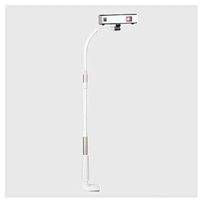 FIONEL Projector Bracket Gooseneck Projector Stand 360 Degrees can be rotated arbitrarily Curved Bedside Desktop projectors tand Spiral Base Silicone Anti-Skid pad Projector Stand (Color : Gold-L)