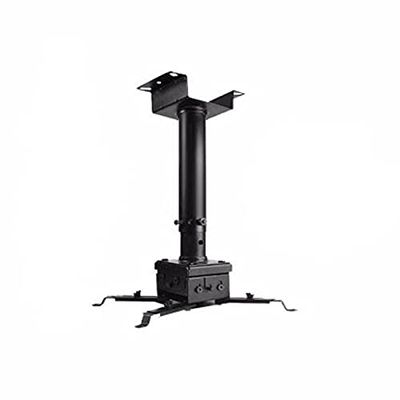 FIONEL Projector Bracket Projector Ceiling Mounting Bracket Adjustable Telescopic Arm Load-Bearing Capacity of 55.11lb Suitable for Office and Home Projectors Projector Stand (Color : Black)