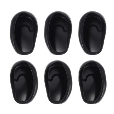 FRCOLOR 6pcs Hair Dye Ear Protectors for Salon Use Lightweight and Ear Covers for Hair Coloring Suitable for All Ages