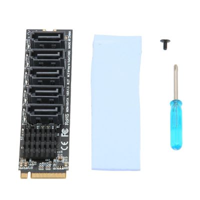M.2 to SATA3.0 Drive, Sata3, JMB585 Chip, High Speed Transmission, Stable Operation, Memory Card Reader for OS X for Llinux for Windows