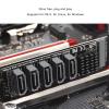 M.2 to SATA3.0 Drive, Sata3, JMB585 Chip, High Speed Transmission, Stable Operation, Memory Card Reader for OS X for Llinux for Windows view 2