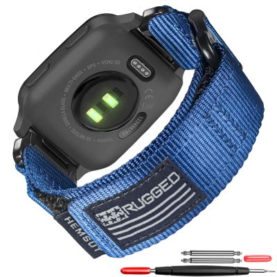 Hoop and Loop Wide Watch Band Compatible With Garmin Venu 4 (45mm)/Venu 3 /Venu 2/Venu/Venu 2 Plus/Venu Sq/Venu Sq 2/ Venu Sq Music (NOT Venu 2S/3S/X1)
