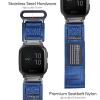 Hoop and Loop Wide Watch Band Compatible With Garmin Venu 4 (45mm)/Venu 3 /Venu 2/Venu/Venu 2 Plus/Venu Sq/Venu Sq 2/ Venu Sq Music (NOT Venu 2S/3S/X1) view 4