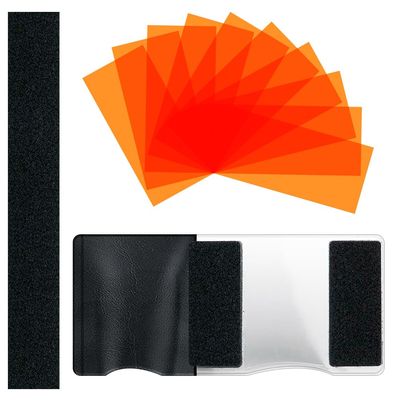 Ultra-Thin Premium Stick Firmly Color Correction Gel Light Filter Compatible with Lighting/Studio/Video/Recording/Diffuser