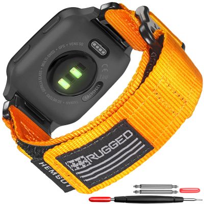 Hoop and Loop Wide Watch Band Compatible With Garmin Venu 4 (45mm)/Venu 3 /Venu 2/Venu/Venu 2 Plus/Venu Sq/Venu Sq 2/ Venu Sq Music (NOT Venu 2S/3S/X1)