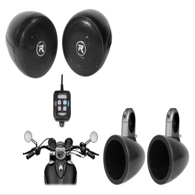 KICKER 2 KMTES Marine Wakeboard Tower Enclosures+Powersports Handlebar Speakers