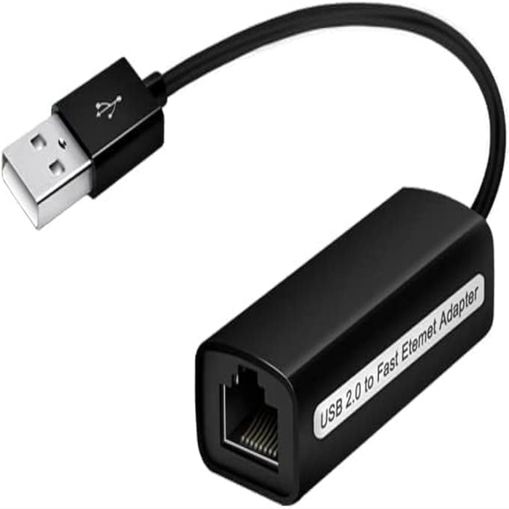 USB LAN Adapter USB 2.0 Network Adapter Patch Cord DSL RJ45 Network Adapter 10/100 Mbps for Laptop, Windows 10/7/9/8/ME/2000/XP/Vista32/64,MAC OS10.9,Android,Linux