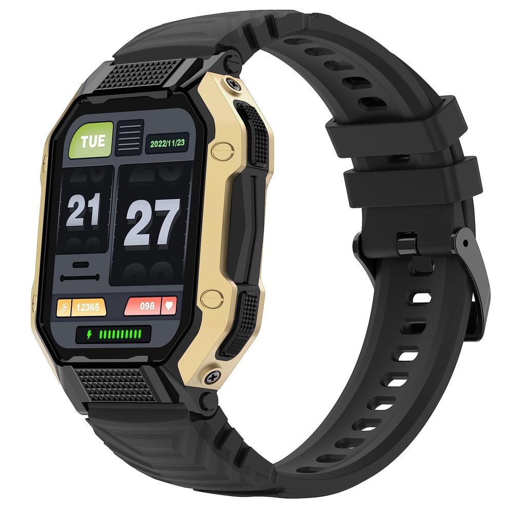 1.83" Large Screen Military Smart Watches for Men Make/Answer Call Tactical Blood Pressure Watch with Heart Rate/Blood Oxygen Monitor 100+ Sport Modes Fitness Watch for Android iOS Phones