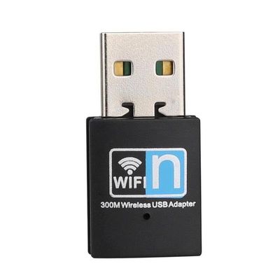 300Mbps USB WiFi Adapter, Wireless LAN Network Card Adapter Stick USB 2.0 Dongle for Desktop Laptop PC Windows 10 8 7 XP MAC OS (Plug-and-Play for Windows10)