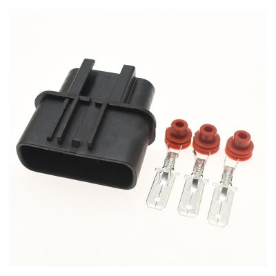 1-20 Sets Black 3 Pin Way 6.3 Waterproof Automotic Qlw 250 R Slot Wiring Harness Connector Power Cord QLW-A-3F-B Qlw-A-3F-GR (Color : Male Set, Size : 5Sets)