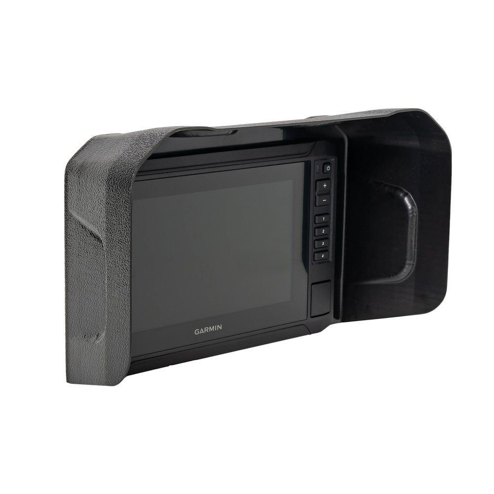 BerleyPro Visor Compatible with Garmin GPS, Fish Finders and Depth Finders - 7" (Echomap UHD2 Touchscreen with Keyed Assist)