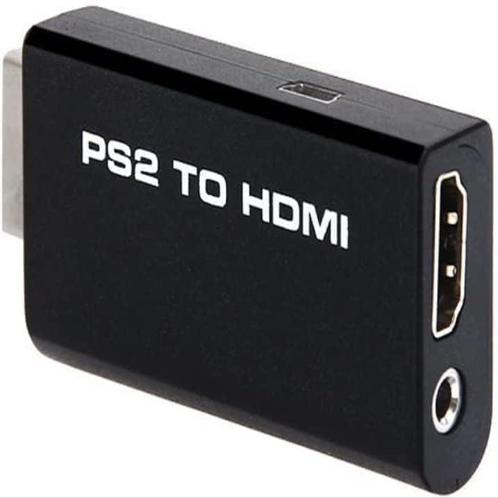 FANTIA PS2 to HDMI Video Converter Adapter, Supports All PS2 Display Modes, HDMI Output for HDTV, Monitor, Projector, 3.5mm Audio, Plug and Play